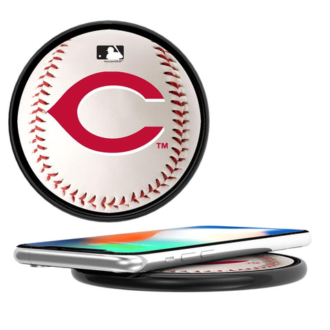 Cincinnati Reds Baseball 15-Watt Wireless Charger-0