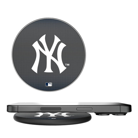 New York Yankees Linen 15-Watt Wireless Charger