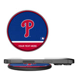 Philadelphia Phillies Personalized Endzone Solid 15-Watt Wireless Charger