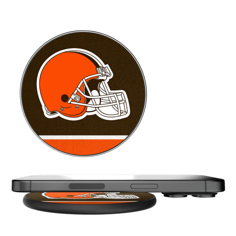Cleveland Browns Stripe 15-Watt Wireless Charger