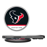 Houston Texans Personalized Endzone Solid 15-Watt Wireless Charger