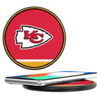 Kansas City Chiefs Stripe 15-Watt Wireless Charger-0