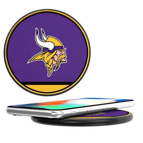 Minnesota Vikings Stripe 15-Watt Wireless Charger-0