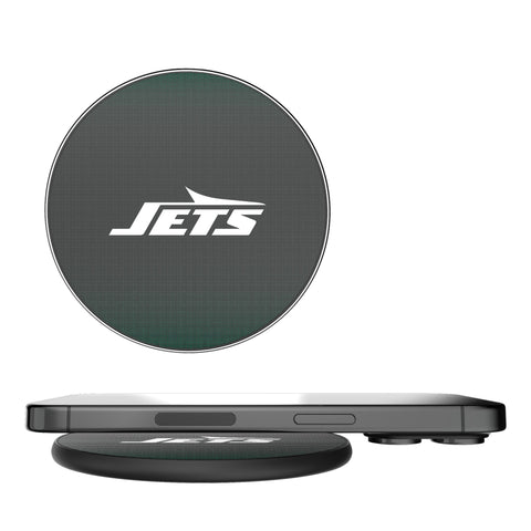 New York Jets Linen 15-Watt Wireless Charger