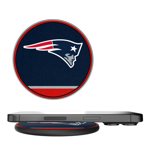 New England Patriots Stripe 15-Watt Wireless Charger