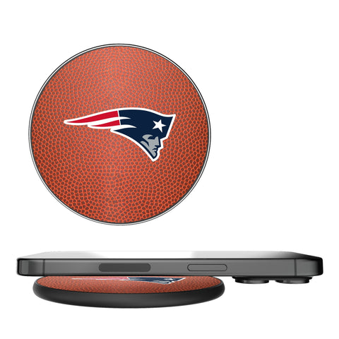 New England Patriots Football 15-Watt Wireless Charger