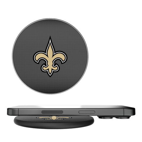 New Orleans Saints Linen 15-Watt Wireless Charger