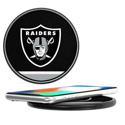 Las Vegas Raiders Stripe 15-Watt Wireless Charger-0