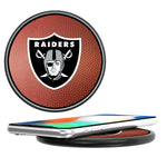 Las Vegas Raiders Football 15-Watt Wireless Charger-0