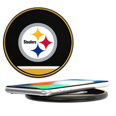 Pittsburgh Steelers Stripe 15-Watt Wireless Charger-0