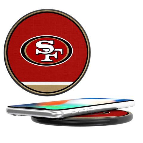 San Francisco 49ers Stripe 15-Watt Wireless Charger-0