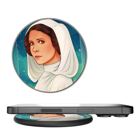 Star Wars Princess Leia Organa Portrait 15-Watt Wireless Charger