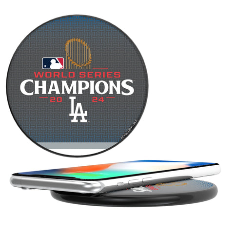 LA Dodgers 2024 MLB World Series 15-Watt Wireless Charger-0