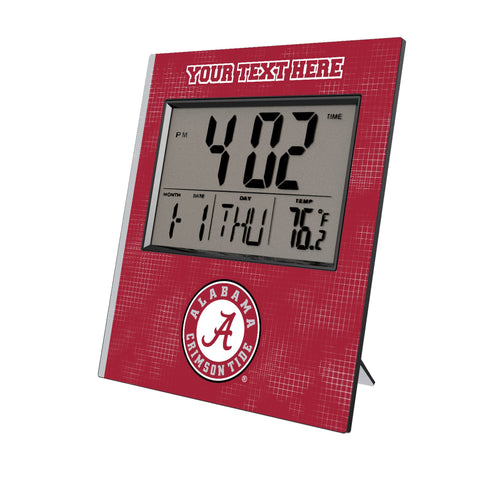 University of Alabama Crimson Tide Personalized Hatch Wall Clock