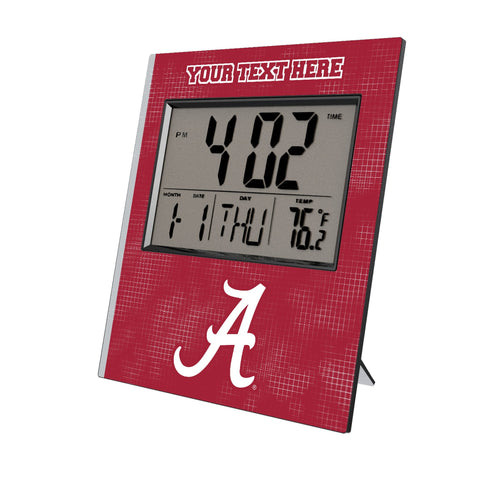 University of Alabama Crimson Tide Script A Personalized Hatch Wall Clock