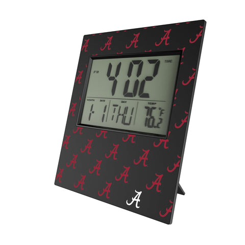 University of Alabama Crimson Tide Script A Fashion Pattern Wall Clock