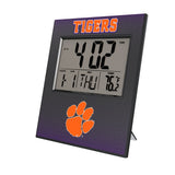 Clemson University Tigers Linen Wall Clock