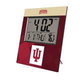 Indiana University Hoosiers Color Block Wall Clock