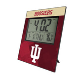 Indiana University Hoosiers Color Block Wall Clock