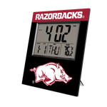 Arkansas Razorbacks Color Block Wall Clock-0