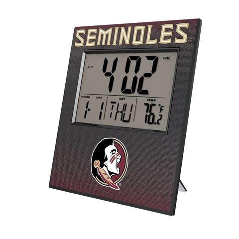 Florida State University Seminoles Linen Wall Clock