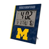 University of Michigan Wolverines Personalized Hatch Wall Clock