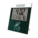Michigan State University Spartans Color Block Wall Clock