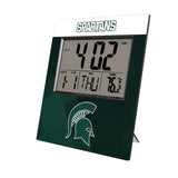 Michigan State University Spartans Color Block Wall Clock