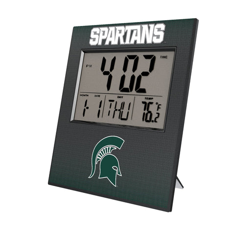 Michigan State Spartans Linen Wall Clock-0