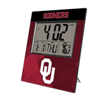 Oklahoma Sooners Color Block Wall Clock-0