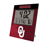 University of Oklahoma Sooners Color Block Wall Clock