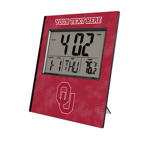 University of Oklahoma Sooners Personalized Hatch Wall Clock