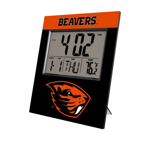 Oregon State Beavers Color Block Wall Clock-0