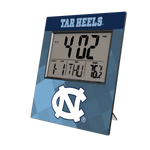North Carolina Tar Heels Color Block Wall Clock-0