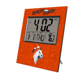 Denver Broncos 2024 Edition Wall Clock