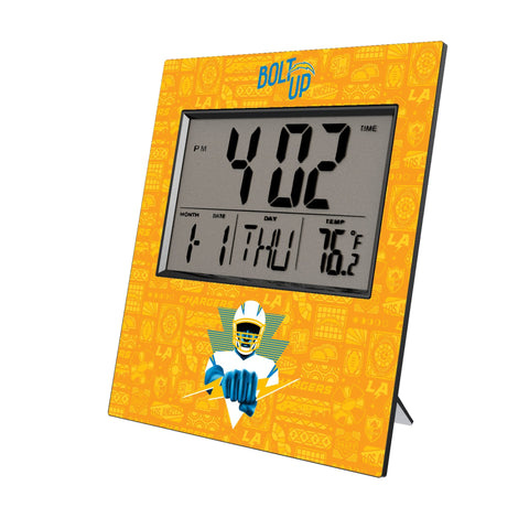 Los Angeles Chargers 2024 Illustrated Limited Edition Wall Clock-0