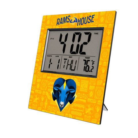 Los Angeles Rams 2024 Illustrated Limited Edition Wall Clock-0