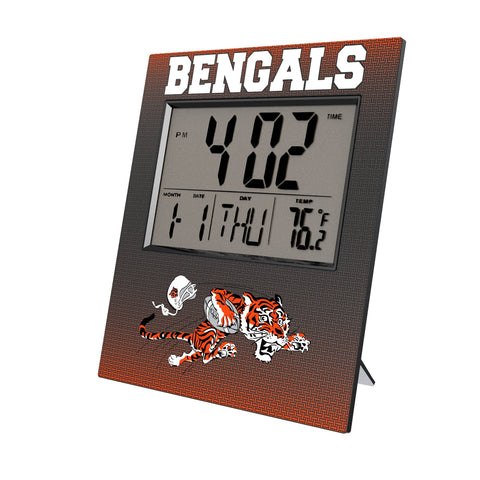 Cincinnati Bengals Historic Collection Linen Wall Clock