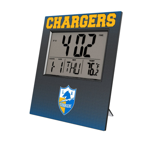 Los Angeles Chargers Historic Collection Linen Wall Clock-0