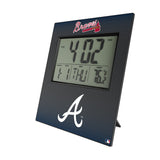Atlanta Braves Linen Wall Clock