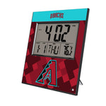 Arizona Diamondbacks Color Block Wall Clock-0