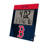 Boston Red Sox Color Block Wall Clock-0