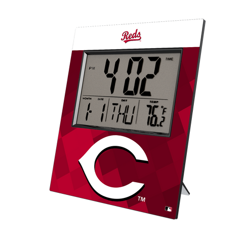 Cincinnati Reds Color Block Wall Clock-0