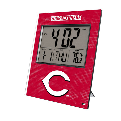 Cincinnati Reds Personalized Hatch Wall Clock