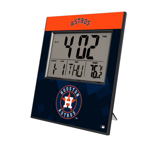 Houston Astros Color Block Wall Clock-0