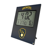 Milwaukee Brewers Linen Wall Clock