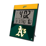 Oakland Athletics Color Block Wall Clock-0