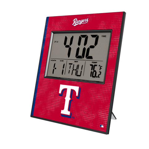 Texas Rangers Hatch Wall Clock-0