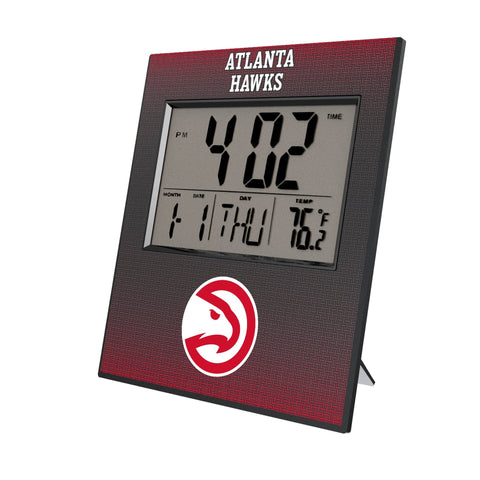 Atlanta Hawks Linen Wall Clock-0