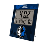 Dallas Mavericks Color Block Wall Clock-0